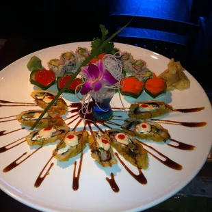 sushi and sashimi, food, sashimi, sushi