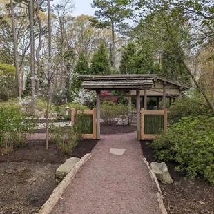 This is a view of the entrance when coming in from other parts of the park.  Photo taken March 25, 2023.