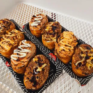 donuts, dough desserts, food