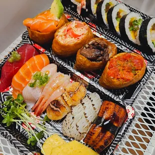 food, sushi and sashimi