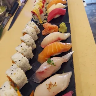 sushi, food, sushi and sashimi, sashimi