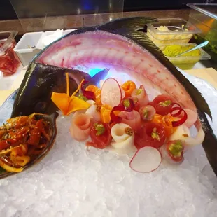 food, sushi and sashimi