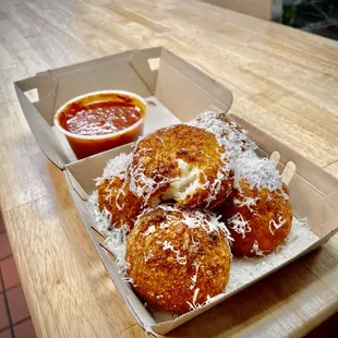 a box of fried food