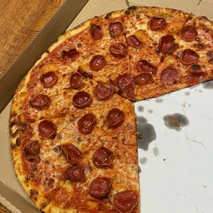 15" cheese with pepperoni