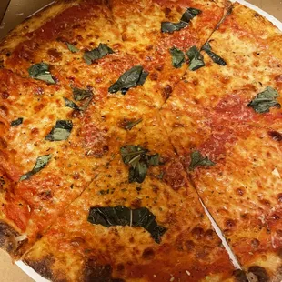 Margherita pizza - The disappointment of the night.  Looks NOTHING like what previous people have posted, and was bland.