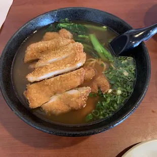 Chicken katsu ramen