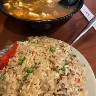 Miso Ramen and Mini Char Siu Fried Rice Combo