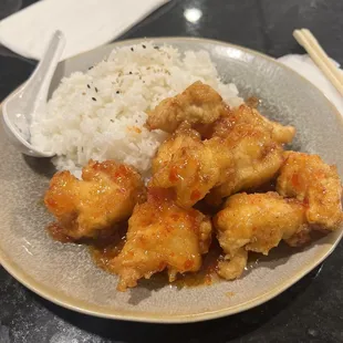 Sweet Chili Chicken Bites Dinner