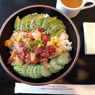 Sashimi Poke Bowl