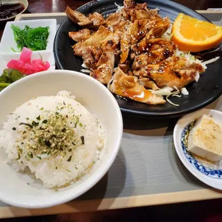 Chicken Teriyaki Teishoku