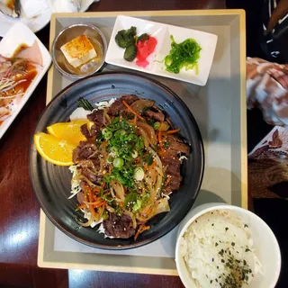 Teppan Beef Teishoku