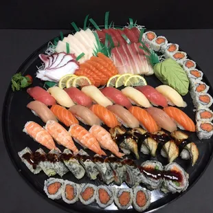 Sushi and Sashimi Party Tray