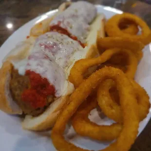 Meat ball sub also another favorite