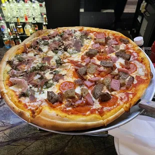 pizza, food