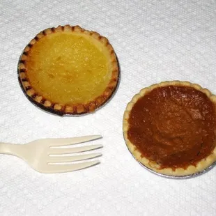 3" pies - lemon &amp; sweet potato