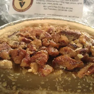 4" Pecan Pie for $3 @ SFSU's Farmer's Market.