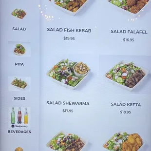 Menu as of October 2023 (p. 2)