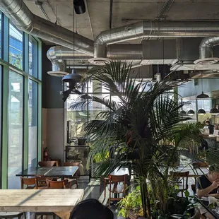 Indoor area is a bit blah, sort of like a generic college