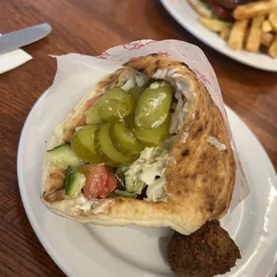 Falafel sandwich