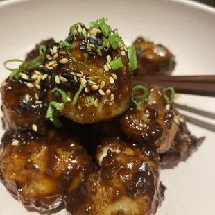 BBQ Cauliflower Hamachi