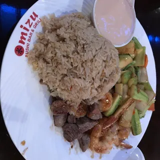 Hibachi Steak & Shrimp Lunch Special
