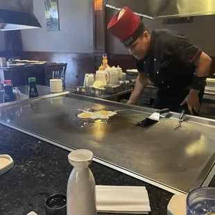 Chef in action