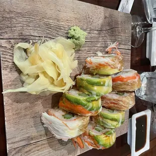 Tango Roll with fried lobster