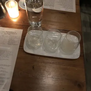 Sake flight