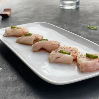 Yellowtail Sashimi with Serrano