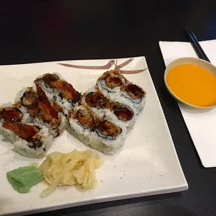 Shrimp Tempura Rolls  $8.99 for 12 Rolls  .80 Cent For  Spicy Mayo Sauce