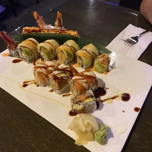 Mizu, tiger and monster roll