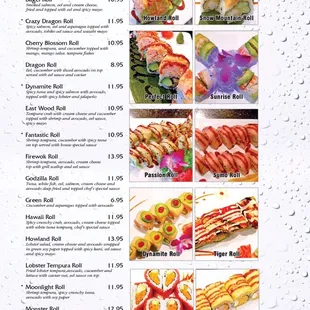 Mizu new menu