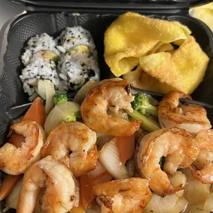 Teriyaki Shrimp Bento Box
