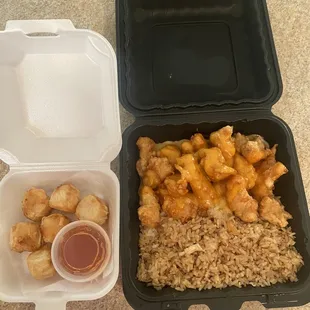 Pretty disappointed with this so called Bangkok (yum yum sauce) chicken. Nothing like Bangkok. Super mild was told spicy.