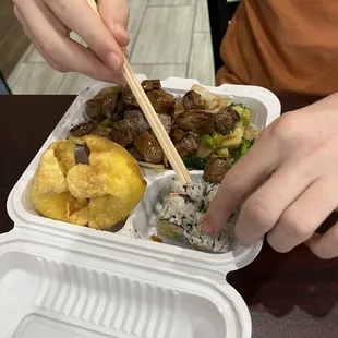 Teriyaki Steak Bento Box