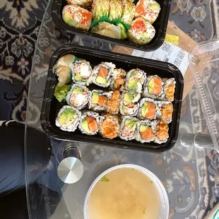 food, sushi and sashimi