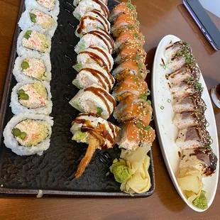 Left to right: Crunchy, Rocky, Geisha &amp; Cowboy