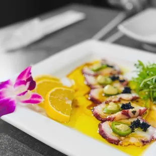 Tako Carpaccio | @whaevaeats
