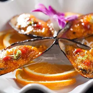 Baked Green Mussels