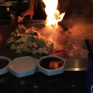 A great Hibachi show!