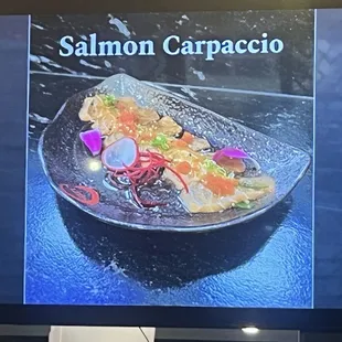 Salmon Carpaccio