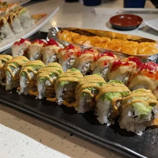 sushi and sashimi, food, sashimi, sushi