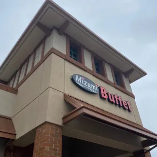 Outside sign on building