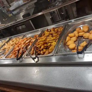 a variety of food items