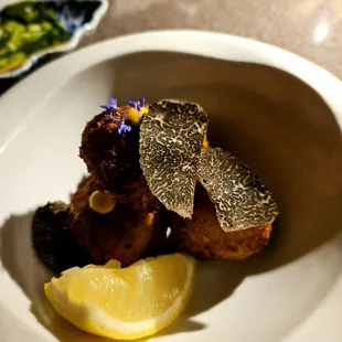 Truffle Creamy Crab Croquettes