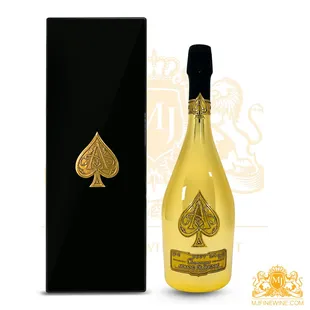 a bottle of champagne