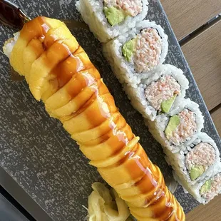 Mango secret and California roll