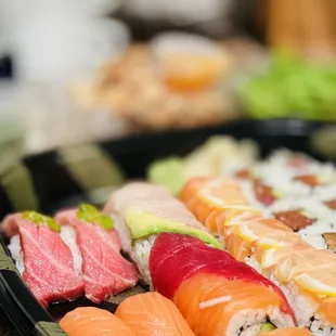 Focus on the Otoro - gotta lick that tuna belly!