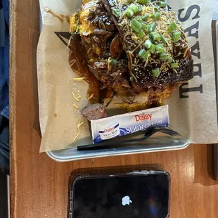 The size of the food