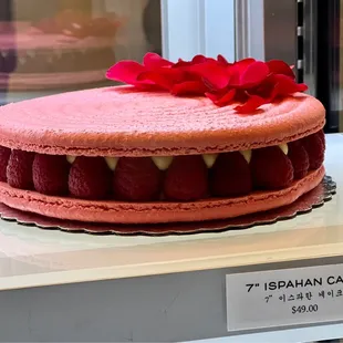 Ispahan cake